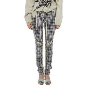 OTTOLINGER Plaid Lace-Up Trousers Women MULTICOLOR Pants